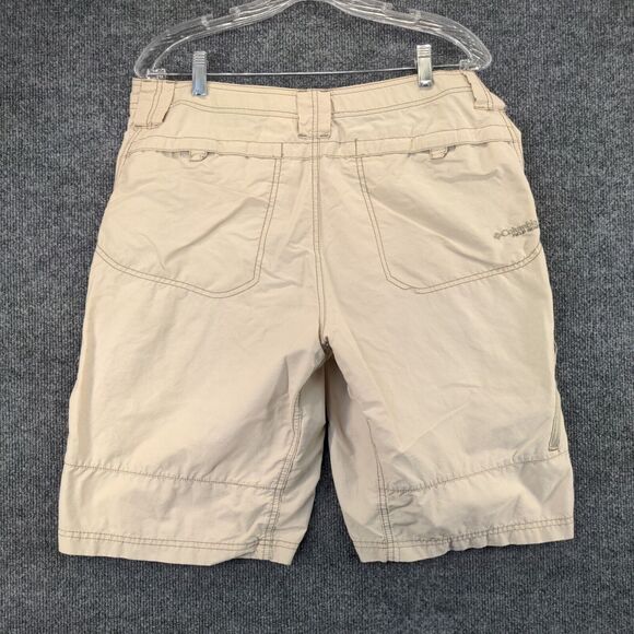 Columbia Mens Field Gear Chino Shorts Tan Size 34 Pockets Belt Loops - Picture 3 of 13